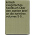 Kritisch Exegetisches Handbuch Über Den Zweiten Brief An Die Korinther, Volumes 5-6...
