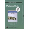 Mysearchlab with Pearson Etext -- Standalone Access Card -- For Persuasion in Your Life by Shawn T. Wahl