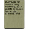 Studyguide For Contemporary Marketing, 2013 Update By Louis E Boone, Isbn 9781111579715 door Cram101 Textbook Reviews