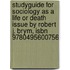 Studyguide For Sociology As A Life Or Death Issue By Robert J. Brym, Isbn 9780495600756