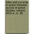 Tides And Currents In Police Theories: Journal Of Police Studies, Volume 2012-4, Nr. 25