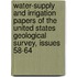 Water-Supply and Irrigation Papers of the United States Geological Survey, Issues 58-64