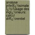 Analyse Infinitï¿½Simale Ï¿½ L'Usage Des Ingï¿½Nieurs: Calcul Diffï¿½Rentiel