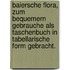 Baiersche Flora, zum bequemern Gebrauche als Taschenbuch in tabellarische Form gebracht.