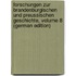 Forschungen Zur Brandenburgischen Und Preussischen Geschichte, Volume 8 (German Edition)