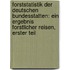 Forststatistik der Deutschen Bundesstatten: Ein Ergebnis forstlicher Reisen, Erster Teil