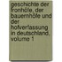 Geschichte Der Fronhöfe, Der Bauernhöfe Und Der Hofverfassung In Deutschland, Volume 1