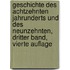 Geschichte des Achtzehnten Jahrunderts und des Neunzehnten, dritter Band, vierte Auflage