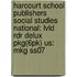 Harcourt School Publishers Social Studies National: Lvld Rdr Delux Pkg(6pk) Us: Mkg Ss07