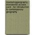 MasteringGeography - Standalone Access Card - for Introduction to Contemporary Geography