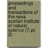 Proceedings and Transactions of the Nova Scotian Institute of Natural Science (7, Pt. 2)