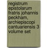 Registrum Epistolarum Fratris Johannis Peckham, Archiepiscopi Cantuariensis 3 Volume Set door John Peckham