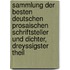 Sammlung der besten deutschen prosaischen Schriftsteller und Dichter, dreyssigster Theil