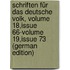 Schriften Für Das Deutsche Volk, Volume 18,issue 66-volume 19,issue 73 (German Edition)