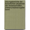 Sitzungsberichte der kaiserlichen Akademie der Wissenschaften, siebenundzwanzigster Band door Kaiserl. Akademie Der Wissenschaften In Wien. Mathematisch-Naturwissenschaftliche Klasse