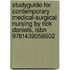 Studyguide For Contemporary Medical-surgical Nursing By Rick Daniels, Isbn 9781439058602