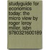 Studyguide For Economics Today: The Micro View By Roger Leroy Miller, Isbn 9780321600189