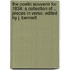 The Poetic Souvenir for 1834: a collection of ... pieces in verse. Edited by J. Bennett.