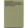 Versuch einer philosophisch-historischen Darstellung der Reformation in ihrem Ursprunge. door Herrmann Joseph Schmitt