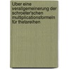 Über eine Verallgemeinerung der Schroeter'schen Multiplicationsformeln für Thetareihen door Mertens