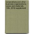 Corporations and Other Business Organizations, Cases and Materials, 10th, 2012 Supplement