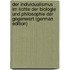 Der Individualismus im Lichte der Biologie und Philosophie der Gegenwart (German Edition)