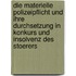 Die Materielle Polizeipflicht Und Ihre Durchsetzung in Konkurs Und Insolvenz Des Stoerers