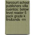 Harcourt School Publishers Villa Cuentos: Below Level Reader 5 Pack Grade K Ltrs&Snds -Nn