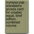 MyHistoryLab - Standalone Access Card - for Created Equal, Brief Edition, Combined Volume