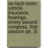No-fault Motor Vehicle Insurance. Hearings, Ninety-second Congress, First Session (pt. 3)