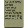 No-fault Motor Vehicle Insurance. Hearings, Ninety-second Congress, First Session (pt. 3) door United States Congress Finance