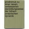 Prodromus zu einer neuen, verbesserten Darstellungsweise der höhern analytischen Dynamik door Georg Von Buguoy