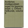Ärztliches Intelligenzblatt: Organ Für Bayerns Staatl. U. Öffentl. Heilkunde, Volume 6 door Ständiger Ausschuß Bayerischer Ärzte