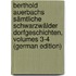 Berthold Auerbachs Sämtliche Schwarzwälder Dorfgeschichten, Volumes 3-4 (German Edition)