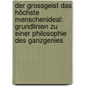 Der Grossgeist Das Höchste Menschenideal: Grundlinien Zu Einer Philosophie Des Ganzgenies door Engelbert Lorenz Fischer