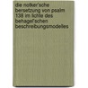 Die Notker'sche Bersetzung Von Psalm 138 Im Lichte Des Behagel'schen Beschreibungsmodelles by Jennifer Koch