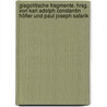 Glagolitische Fragmente. Hrsg. von Karl Adolph Constantin Höfler und Paul Joseph Safarík by Höfler