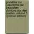 Grundriss Zur Geschichte Der Deutschen Dichtung Aus Den Quellen, Volume 3 (German Edition)