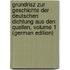 Grundrisz Zur Geschichte Der Deutschen Dichtung Aus Den Quellen, Volume 1 (German Edition)