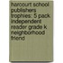 Harcourt School Publishers Trophies: 5 Pack Independent Reader Grade K Neighborhood Friend