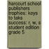 Harcourt School Publishers Trophies: Keys To Taks Success: R, W, S Student Edition Grade 5