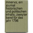 Minerva, ein Journal historischen und politischen Inhalts, Zweyter Band für das Jahr 1796