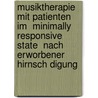 Musiktherapie Mit Patienten Im  Minimally Responsive State  Nach Erworbener Hirnsch Digung door Luzia Ehrne