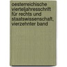 Oesterreichische Vierteljahresschrift für Rechts und Staatswissenschaft, vierzehnter Band by Unknown