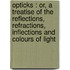 Opticks : or, A treatise of the reflections, refractions, inflections and colours of light