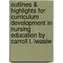 Outlines & Highlights For Curriculum Development In Nursing Education By Carroll L. Iwasiw