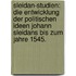 Sleidan-studien: Die Entwicklung der politischen Ideen Johann Sleidans bis zum Jahre 1545.