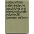 Zeitschrift Für Vaterländische Geschichte Und Altertumskunde, Volume 26 (German Edition)