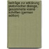 Beiträge Zur Erklärung Platonischer Dialoge, Gesammelte Kleine Schriften (German Edition)