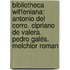 Bibliotheca Wiffeniana: Antonio Del Corro. Cipriano De Valera. Pedro Galés. Melchior Roman
